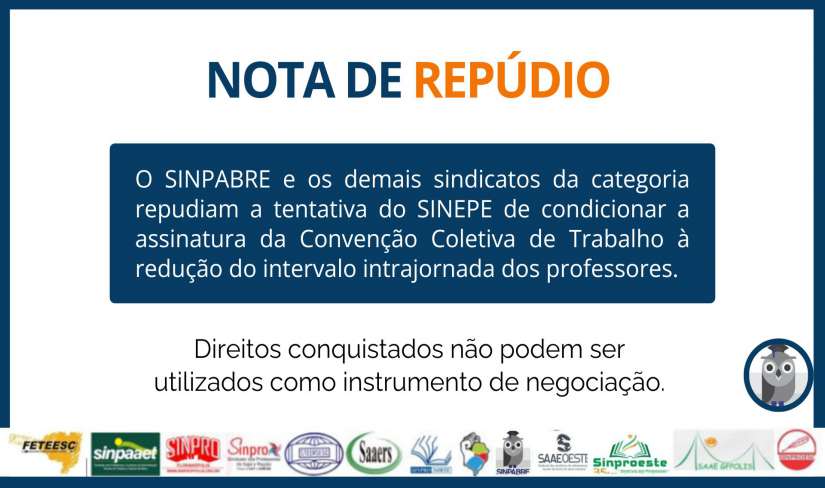 NOTA DE REPÚDIO